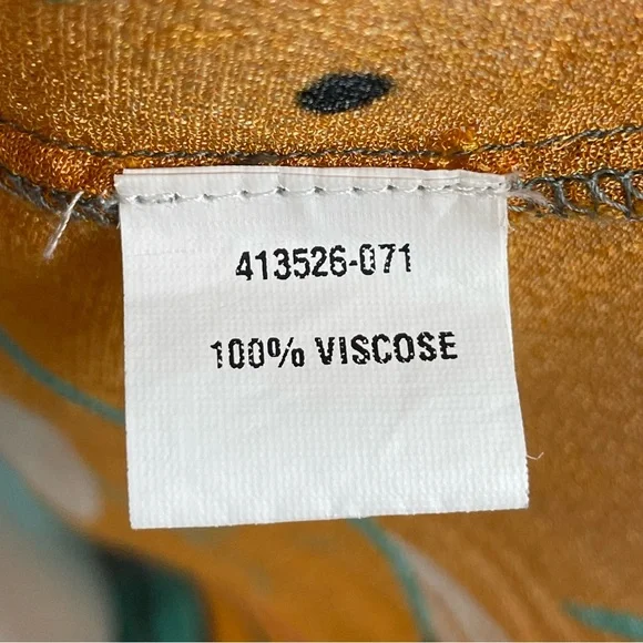 Anthropologie Bl-nk Miranda Peasant Blouse Colorful Abstract Print Size XS Women - Picture 15 of 15